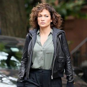 COPY - Vintage Glam LA Coalition leather jacket/hoodie combo size Large
